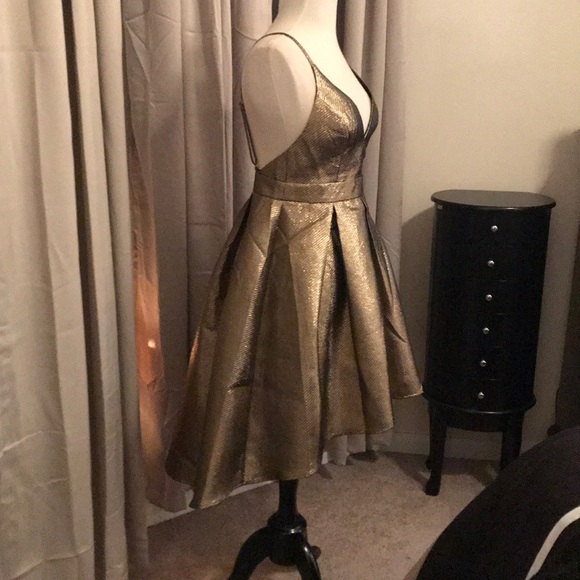 NWOT BRONZE HI LO DRESS - Picture 3 of 6